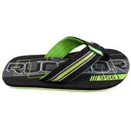 Rucanor Barolo Jr 28702 flip-flops sort grøn