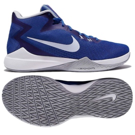 Basketballsko Nike Air Precision M blå