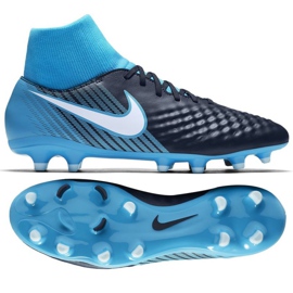 Nike Magista Onda Ii Df Fg M 917787-414 fodboldsko flerfarvet blå