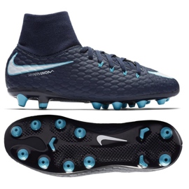 Nike Hypervenom Phelon fodboldsko marine blå