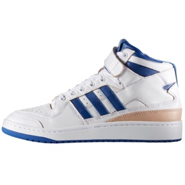 Adidas Originals Forum Mid M BY4412 sko hvid blå