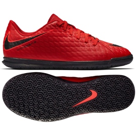 Indendørssko Nike HypervenomX Phade Iii Ic Jr 852583-616 rød rød