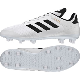 Adidas Copa 18.3 Fg M BB6358 fodboldstøvler hvid hvid