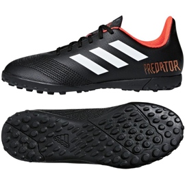 Adidas Predator Tango 18.4 Tf Jr CP9095 fodboldstøvler sort sort