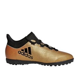 Adidas X Tango 17.3 Tf Jr CP9024 fodboldstøvler gylden gylden