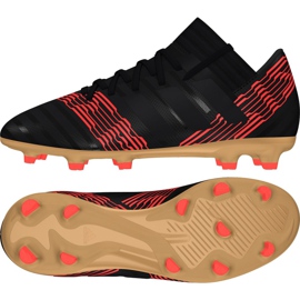 Adidas Nemeziz 17.3 Fg Jr CP9165 fodboldstøvler sort sort