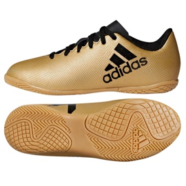 Indendørssko adidas X Tango 17.4 In Jr CP9052 gylden