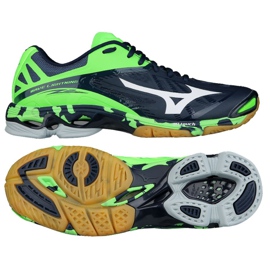 Mizuno Wave Lightening Z2 M V1GA160006 volleyballsko marine blå marine blå