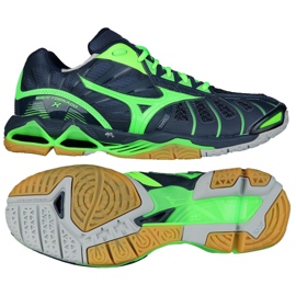 Mizuno Wave Tornado XM V1GA161236 volleyballsko flerfarvet marine blå