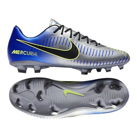 Nike Mercurial Vapor Xi Neymar Fg Jr 940855-407 fodboldsko flerfarvet blå