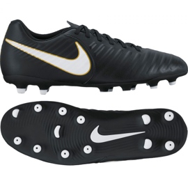Nike Tiempo Rio Iv Fg M 897759-002 fodboldsko flerfarvet sort