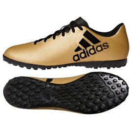 Adidas X Tango 17.4 Tf M CP9146 fodboldstøvler gylden gylden