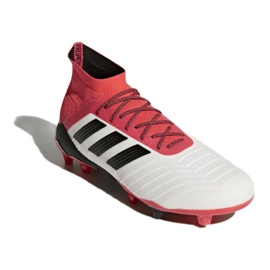 Adidas Predator 18.1 Fg M CM7410 fodboldstøvler hvid hvid