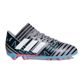 Adidas Nemeziz Messi 17.3 Fg Jr CP9174 fodboldstøvler grå sort