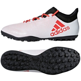 Adidas X Tango 17.3 Tf M CP9136 fodboldstøvler hvid hvid