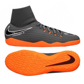 Nike Hypervenom PhantomX 3 Academy Df Ic M AH7274-081 fodboldsko grå grå