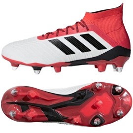 Adidas Predator 18.1 SG M CP9261 fodboldstøvler hvid