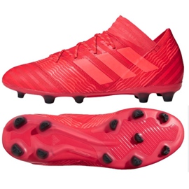 Adidas Nemeziz 17.2 Fg M CP8971 fodboldstøvler rød rød