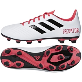 Adidas Predator 18.4 FxG M CM7669 fodboldstøvler flerfarvet hvid