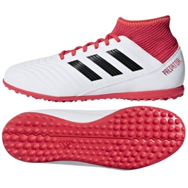 Adidas Predator Tango 18.3 Tf Jr CP9040 fodboldstøvler flerfarvet hvid