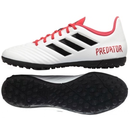 Adidas Predator Tango 18.4 Tf M CP9932 fodboldstøvler flerfarvet hvid