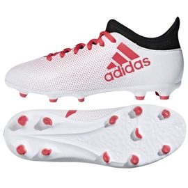 Adidas X 17.3 Fg Jr CP8991 fodboldstøvler flerfarvet hvid