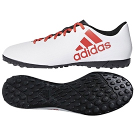 Adidas X Tango 17.4 Tf Jr CP9044 fodboldstøvler flerfarvet hvid