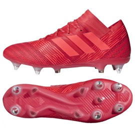 Adidas Nemeziz 17.1 Sg M CP8944 fodboldstøvler rød rød