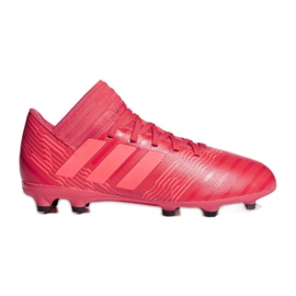 Adidas Nemeziz 17.3 Fg Jr CP9166 fodboldstøvler rød rød