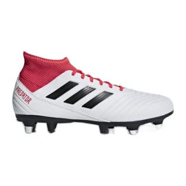 Adidas Predator 18.3 Sg CP9305 fodboldstøvler flerfarvet hvid