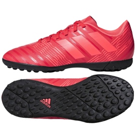 Adidas Nemeziz Tango 17.4 Tf Jr CP9215 fodboldstøvler flerfarvet rød