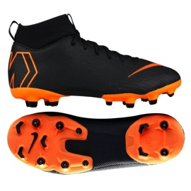 Nike Mercurial Superfly 6 Academy Gs Mg Jr AH7337-081 fodboldsko sort sort