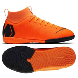 Indendørssko Nike Mercurial SuperflyX 6 Academy Gs Ic Jr AH7343-810 orange orange