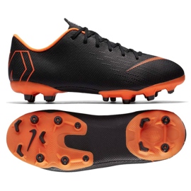 Nike Mercurial Vapor 12 Academy Gs Mg Jr AH7347-081 fodboldsko sort sort