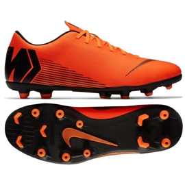 Nike Mercurial Vapor 12 Club M AH7378-810 fodboldsko flerfarvet rød
