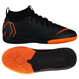 Indendørssko Nike Mercurial SuperflyX 6 Academy Gs Ic Jr AH7343-081 orange sort