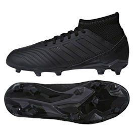 Adidas Predator 18.3 Fg Jr CP9055 fodboldstøvler sort sort