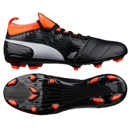 Fodboldstøvler Puma One 18.3 Fg M 104538 01 flerfarvet sort
