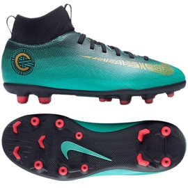 Nike Mercurial Superfly 6 Club CR7 Mg Jr AJ3115-390 fodboldsko blå blå