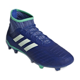 Adidas Predator 18.2 Fg M CP9293 fodboldstøvler flerfarvet blå