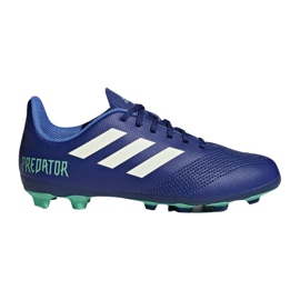 Adidas Predator 18.4 FxG Junior CP9242 fodboldstøvler flerfarvet blå