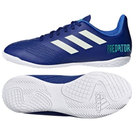 Indendørssko adidas Predator Tango 18.4 In Jr CP9104 blå blå