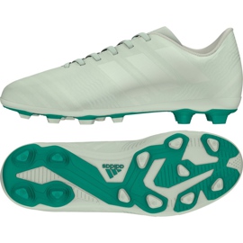 Adidas Nemeziz 17.4 FxG Jr CP9208 fodboldstøvler flerfarvet grøn