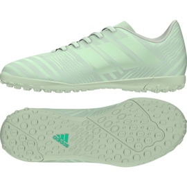 Adidas Nemeziz Tango 17.4 Tf Jr CP9216 fodboldstøvler flerfarvet grøn