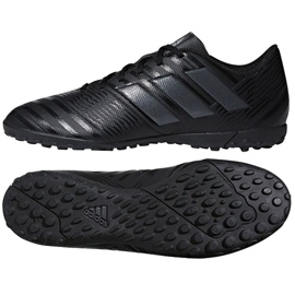 Adidas Nemeziz Tango 17.4 Tf M CP9061 fodboldstøvler sort sort