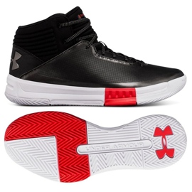 Under Armour Lockdown 2 basketballsko sort
