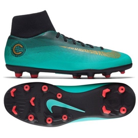 Nike Mercurial Superfly 6 Club CR7 Mg AJ3545-390 fodboldsko flerfarvet blå