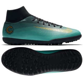 Nike Mercurialx 6 Club CR7 Tf AJ3570-390 fodboldsko blå blå