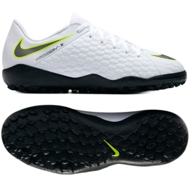 Nike Hypervenom 3 Academy Tf Jr AJ3797-107 fodboldsko hvid hvid