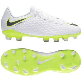 Nike Hypervenom Phantom 3Academy Fg Jr AJ4119-107 fodboldsko flerfarvet hvid